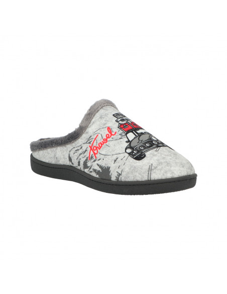 ZAPATILLA CASA HOMBRE-PLUMAFLEX-12229