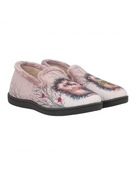 ZAPATILLA CASA MUJER-PLUMAFLEX-12215