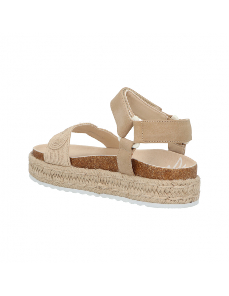 SANDALIA PLATAFORMA ESPARTO NIÑA-MUSTANG KIDS-48752