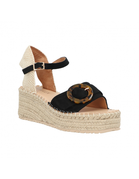 SANDALIA CUÑA MUJER-HISPAFLEX-23110