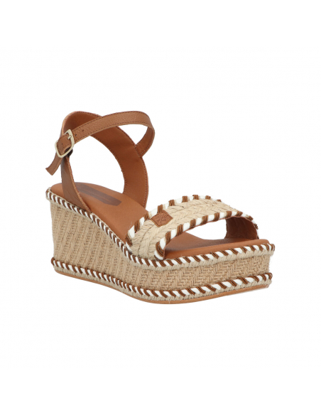 SANDALIA CUÑA YUTE MUJER-POPA-021ARAMBOL SUTACH