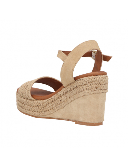 SANDALIA CUÑA YUTE MUJER-POPA-021BANDON CHIARA