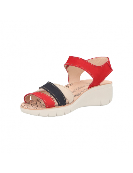 SANDALIA CUÑA MUJER-LAURA AZAÑA-LA25406BI