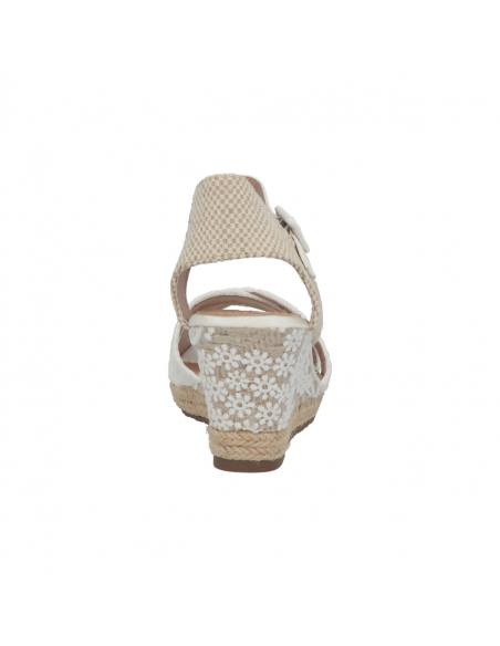 ALPARGATA CUÑA VESTIR MUJER-MANDARINA-MONICA