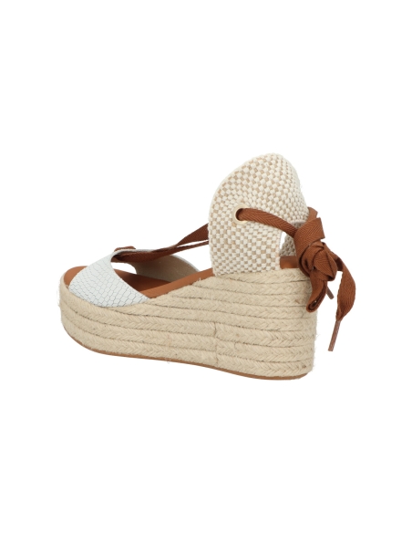 SANDALIA CUÑA YUTE MUJER-POPA-031VALDES SNAKE