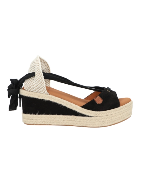 SANDALIA CUÑA YUTE MUJER-POPA-031VALDES SERRAJE