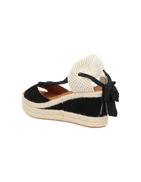 SANDALIA CUÑA YUTE MUJER-POPA-031VALDES SERRAJE