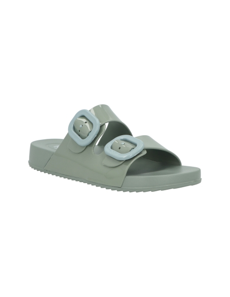 SANDALIA HEBILLAS PLAYA MUJER-IGOR-S10334 HABANA BRILLO