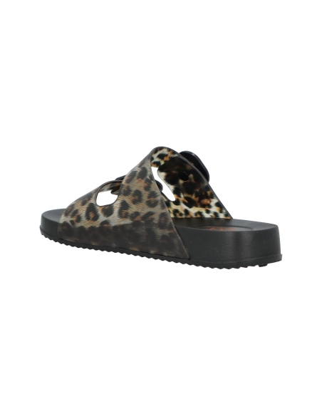 SANDALIA HEBILLAS PLAYA MUJER-IGOR-S10336 HABANA BRILLO LEO