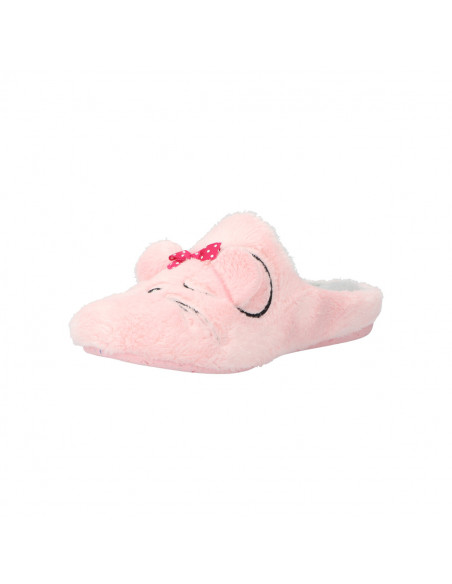 ZAPATILLA CASA-GARZON-CARA RATITA OREJAS