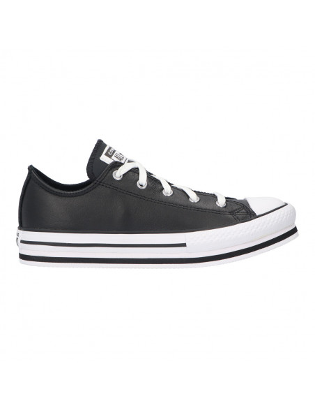 BIG KIDS LEATHER EVA PLATFORM CHUCK TAYLOR ALL STAR LOW TOP-CONVERSE-