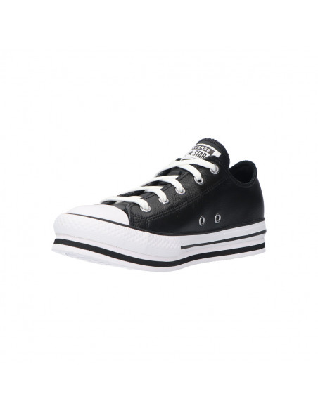 BIG KIDS LEATHER EVA PLATFORM CHUCK TAYLOR ALL STAR LOW TOP-CONVERSE-