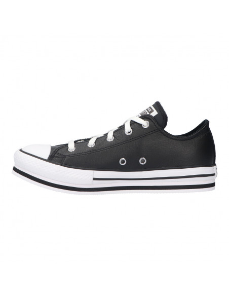 BIG KIDS LEATHER EVA PLATFORM CHUCK TAYLOR ALL STAR LOW TOP-CONVERSE-