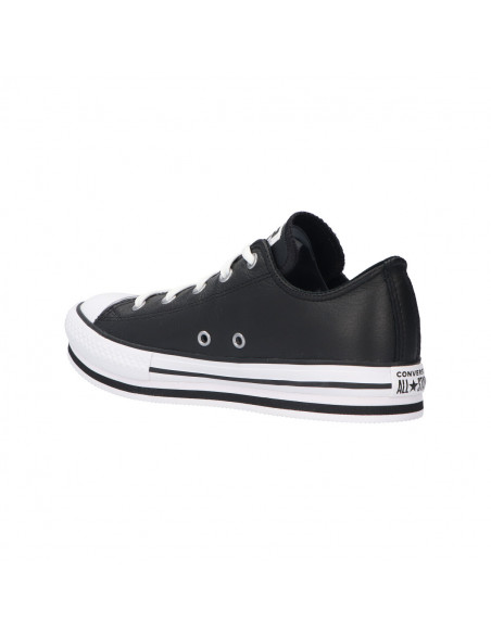 BIG KIDS LEATHER EVA PLATFORM CHUCK TAYLOR ALL STAR LOW TOP-CONVERSE-
