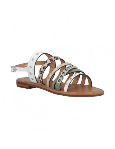 SANDALIA PLANA MUJER-GEOX-D15LXI-01JLT