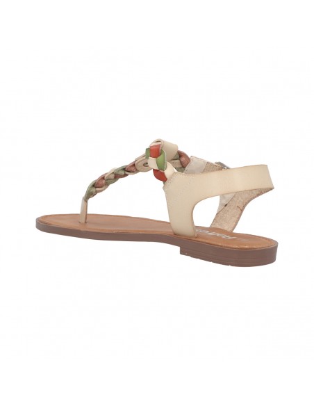 SANDALIA PLANA MUJER-REFRESH-79763