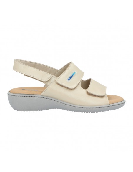 SANDALIA VELCRO ANCHO ESPECIAL MUJER-PLUMAFLEX-14704