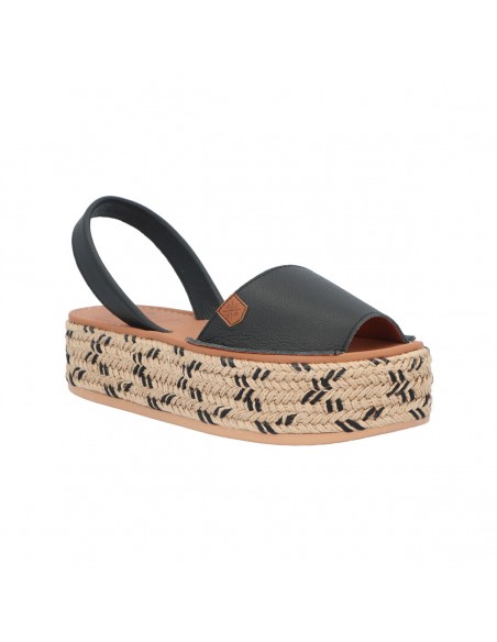 SANDALIA PLATAFORMA YUTE MUJER-POPA-011 ROSARIO