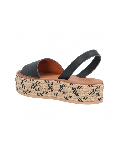 SANDALIA PLATAFORMA YUTE MUJER-POPA-011 ROSARIO