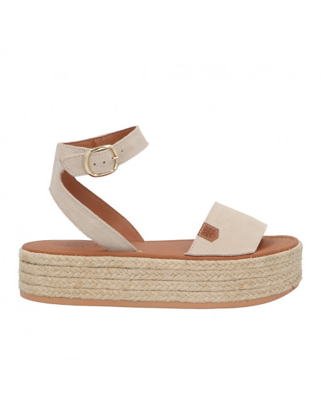 SANDALIA PLATAFORMA YUTE-POPA-011 ALBIR